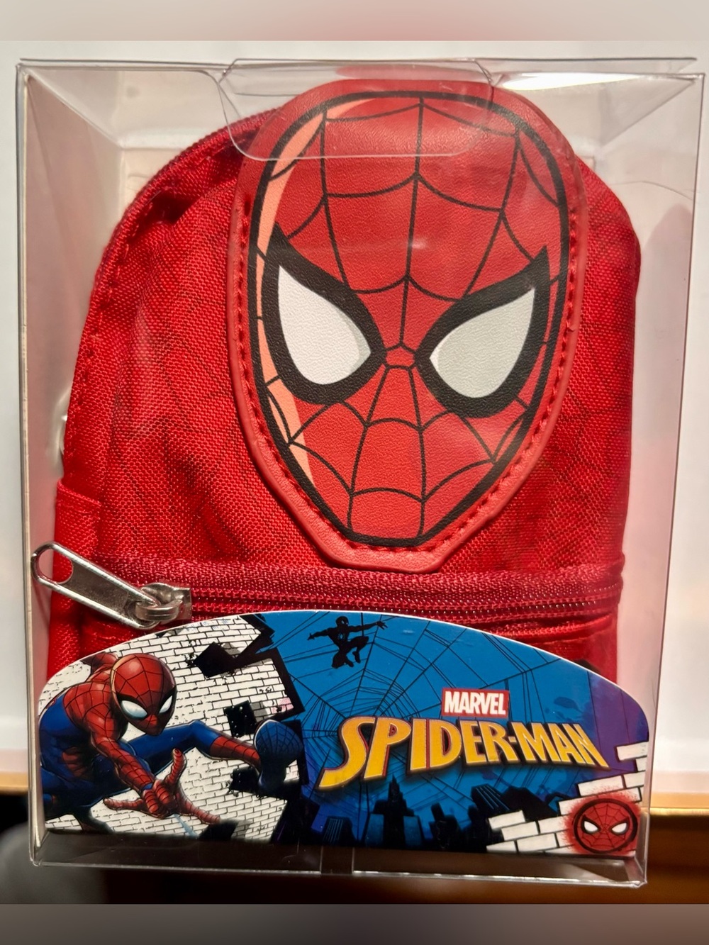 Spiderman Mini Micro Backpack Zippered Pouch - Picture 3 of 3